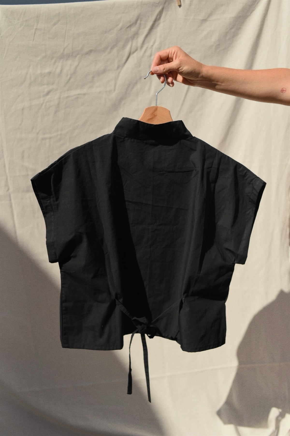 Camisa cuello mao