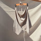Top con cuello volcado y espalda descubierta